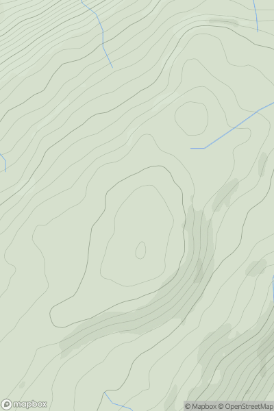 Thumbnail image for Iwerddon [Barmouth to Betws-y-Coed and Bala] showing contour plot for surrounding peak